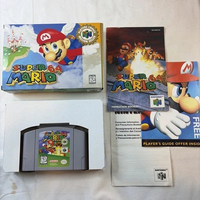 Nice! Super Mario 64 Nintendo 64 N64 CIB Complete W/ Manual & Inserts Authentic - Image 1 of 4