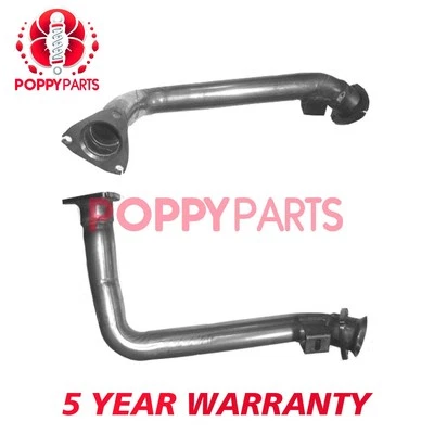 Se adapta a Audi Cabriolet 1994-2000 2.6 tubo de escape Euro 2 delantero izquierdo amapola Foto 1 de 4