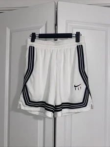 YOUTH/BIG KIDS - Nike DriFit Size LARGE ~ White and Black pull-on shorts - Picture 1 of 4
