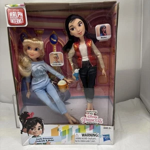 Wreck It Ralph Cinderella and Mulan Princess Dolls NEW WITH FLAWED BOX (B81 - Picture 1 of 24