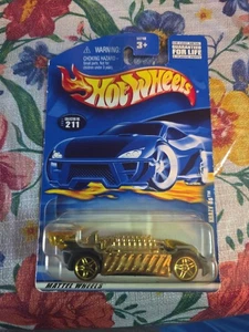 Hot Wheels 2001 Krazy 8's # 211 Gold and Black Neu Originalverpackt - Bild 1 von 2