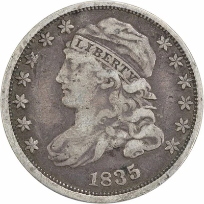 1835 Bust Silver Dime F Uncertified #1146 - Image 1 of 2