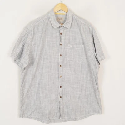 CAMEL ACTIVE Men's Shirt Size XL Regular Fit Short Sleeve Cotton Grey - Image 1 of 4
