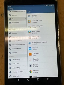 LG G Pad F 8.0 v495 Tablet -16GB (WiFi + Cellular) AT&T Unlocked/reset - Picture 1 of 5
