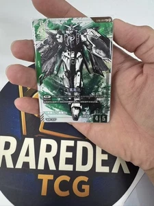 Chinese-Wing Gundam ST02-001 LR+ GUNDAM CARD GAME Ver.β Beta Parallel Card Rare - Picture 1 of 9