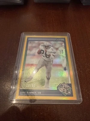 2024 Score Curt Warner Gold Zone /50 - Image 1 of 3