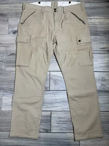 NEW POLO Ralph Lauren Men’s Utility Stretch Slim Fit Cargo Pants Sz 40/32 Beige - Picture 1 of 11