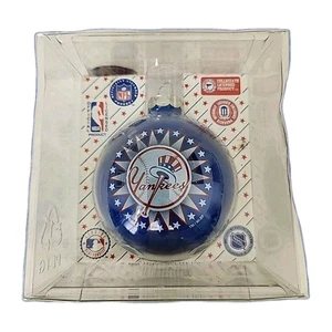 Vintage '05 MLB New York Yankees Ornament Sport Sammler Serie Glas Fan Geschenk - Bild 1 von 5