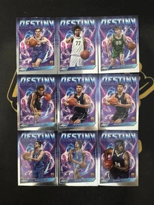 2025 Topps Chrome Basketball Destiny Insert RC’s 9 Card Lot. - Imagen 1 de 2