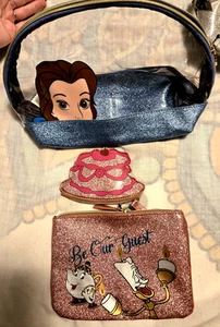 Danielle Nicole Disney Beauty And The Beast Cosmetic Bags - Picture 1 of 4