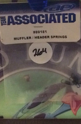 Team Associated #89181 Muffler&Header Spring OriginalNewInPackage🇺🇸USA Shipped - Image 1 of 2
