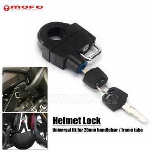 Juego de llaves de bloqueo de manillar de seguridad universal para motocicleta de 25 mm de diámetro - Imagen 1 de 12