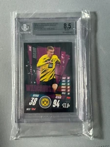 2020-21 Topps Match Attax UCL Erling Haaland Wildcards #WC12 8.5 NM-MT+ - Picture 1 of 1