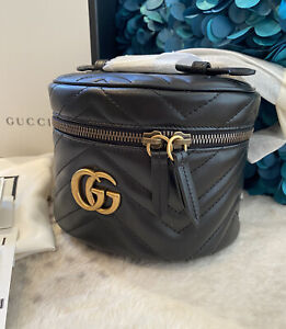 New Authentic Gucci GG Marmont Mini Matelassé Leather Backpack, Bag Shoulder Bag