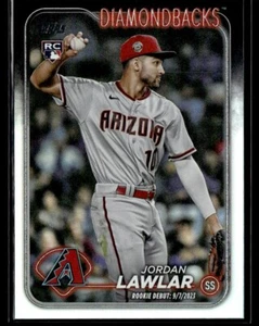 2024 Topps Update Rainbow Foil Jordan Lawler Rookie Arizona Diamondbacks #US41 - Picture 1 of 2