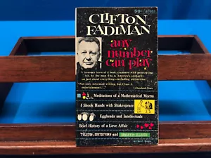 Any Number Can Play- Clifton Fadiman, 1957, Vintage Paperback - Bild 1 von 5