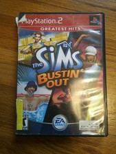 Sims Bustin' Out Greatest Hits (Sony PlayStation 2 PS2, 2003) & Manual