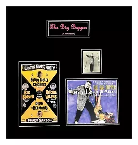 Big Bopper Autographed Picture Museum Framed Ready To Display - Picture 1 of 3