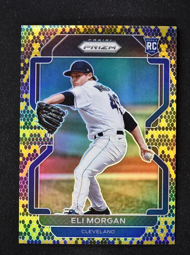 2022 Prizm Tier II Base Snakeskin #113 Eli Morgan /50 - Cleveland Indians