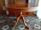 Traditional Oval Dining Table Pedestal Extendable Cherry Younger Home Furniture