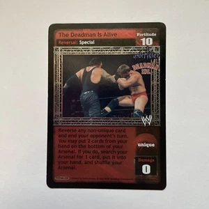 The Deadman Is Alive Foil for Undertaker Deadman Inc WWE WWF Raw Deal card game - Picture 1 of 5