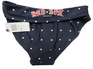 NEW Licensed Boston Red Sox Womens Sizes S-M-L-XL Swimsuit Bikini Bottoms Only - Picture 1 of 9