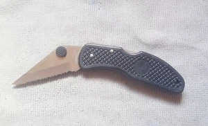 Single Blade Stainless Steel Pocketknife Textured Handle Eagle Free Shipping - Picture 1 of 4