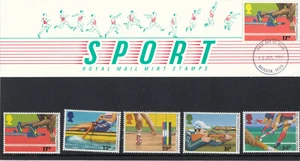 Sport Commonwealth Games GB FDI on Presentation Pack1986 (93980) - Picture 1 of 1