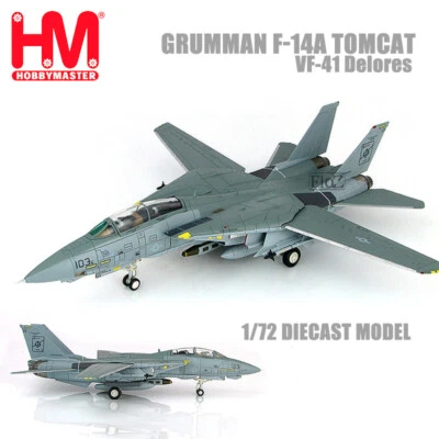 HOBBY MASTER Grumman F-14A Tomcat VF-41 Delores 1/72 diecast model aircraft - Image 1 of 4