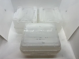 3X 100 mm Silikon Wafer Versand Aufbewahrungsbox 8 Zoll mit Kassette - 25 Wafer Kapazität - Bild 1 von 2