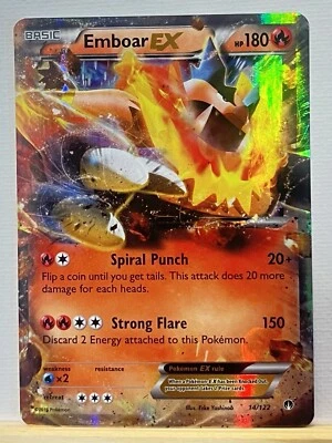 Emboar EX (14/122) BREAKpoint 2016 Pokemon Ultra Rare - Image 1 of 2