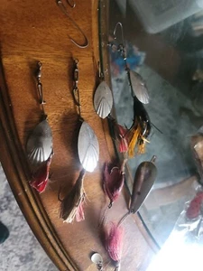 Lot G.M.Skinner Clayton USA Pat.1874 Vintage Metal Spinner Lure For Collection - Picture 1 of 9