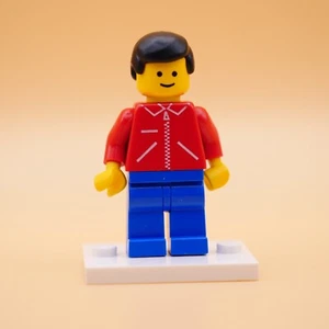 LEGO® Minifig jred001 - Jacket Red with Zipper - Foto 1 di 1