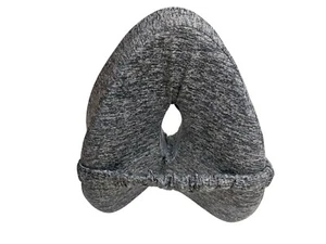 Ergonomic Leg Alignment Pillow Side Sleepers Gray Memory Foam Back Pain Relief - Picture 1 of 3
