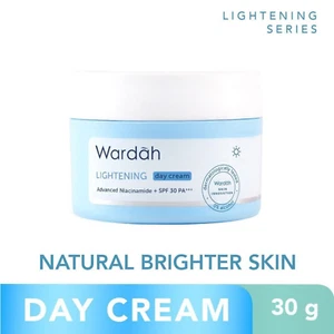 Crema de día aclaradora Wardah 30 g SPF30PA+++ crema hidratante para piel grasa/combinada - Imagen 1 de 2