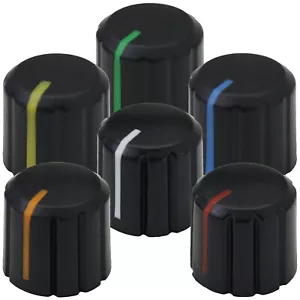 Perillas de control mezclador de línea de color dividida cortas perno de volumen de audio de repuesto - Imagen 1 de 7