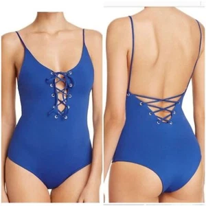 Traje de baño Tavik para mujer talla XS Monahan azul del Pacífico con tiras corbata de un pastel - Imagen 1 de 4