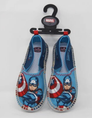 Zapatos sin cordones Marvel Capitán América de lona para niños  Foto 1 de 4