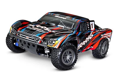 TRAXXAS RC Slash 4x4 Brushless 2S Short Course  Truck RTR 1:10 Rot - Bild 1 von 4