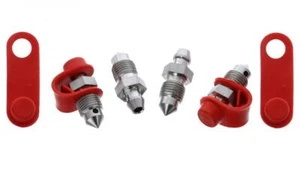 Para Seat Leon Acero Inoxidable Pinza de Freno Purga Tornillos M10X1 ( - Bild 1 von 3