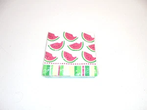 Paquete de 18 servilletas de fiesta de papel sandía de verano - Imagen 1 de 2