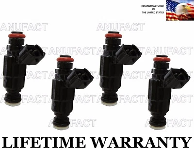  Genuine Bosch   Set Of 4 Fuel Injectors for Hyundai  Accent 00-05  1.5L 1.6L - Image 1 of 2