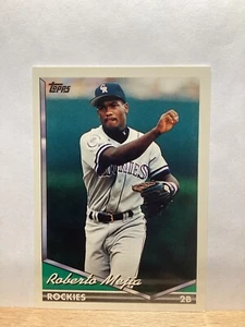 Tarjeta de béisbol Topps 1994: Roberto Mejía, Colorado Rockies - Tarjeta #258 - Imagen 1 de 2