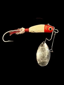 Señuelo de pesca vintage Heddon Spinner Fin Spinnerbait - Imagen 1 de 2