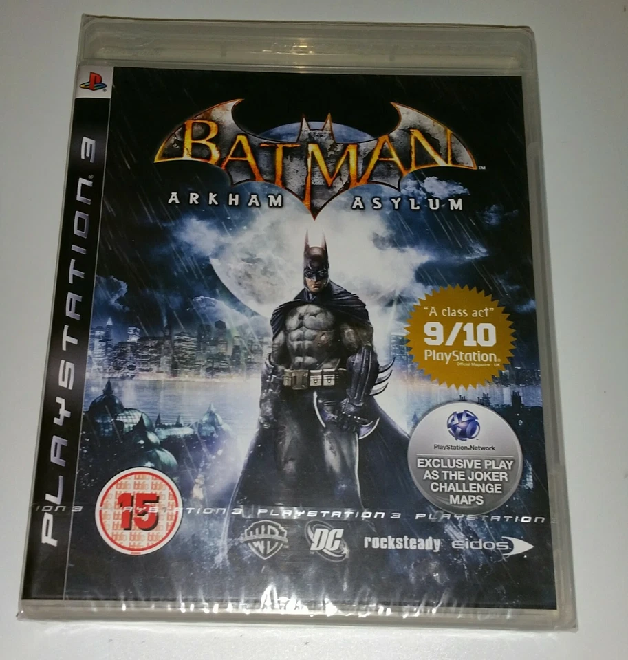 Batman Arkham Asylum PS3 New Sealed UK PAL Sony PlayStation 3 Original release - Image 1 of 1