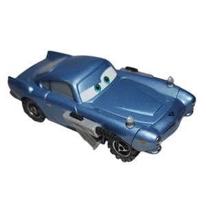 Disney Pixar Cars 2 Gear Up & Go Finn McMissile w1106 silberne Räder selten - Bild 1 von 8