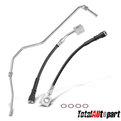 2 juegos de manguera hidráulica de freno exterior trasero izquierdo y derecho ford f650 f750 2000-2003 Foto 1 de 4