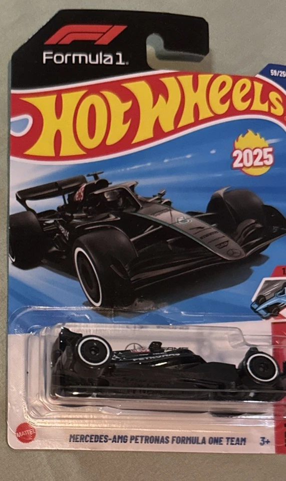Mercedes AMG Petronas & Williams Racing Fórmula 1 Hot Wheels 2025 Foto 1 de 1