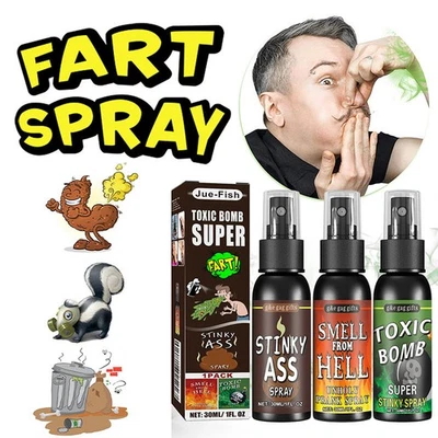 30ML Flüssiger Furz Spray Stinkender Stinkender Arsch Stinkbombe Mist Gag Witz - Bild 1 von 4