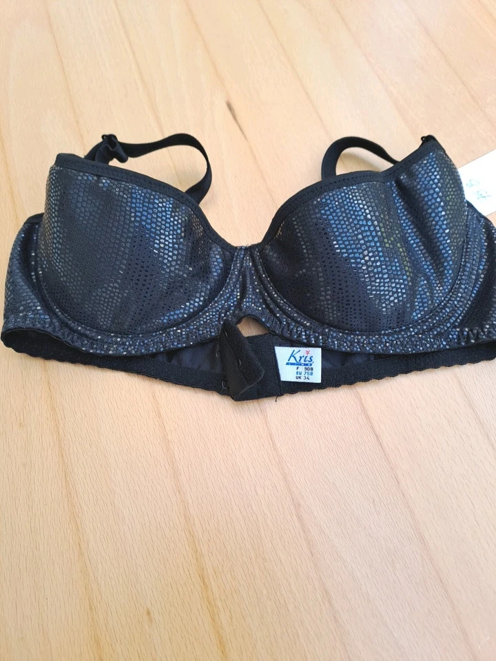 BH 75B Schwarz Push-up KRISLINE Damen Neu - Bild 1 von 4